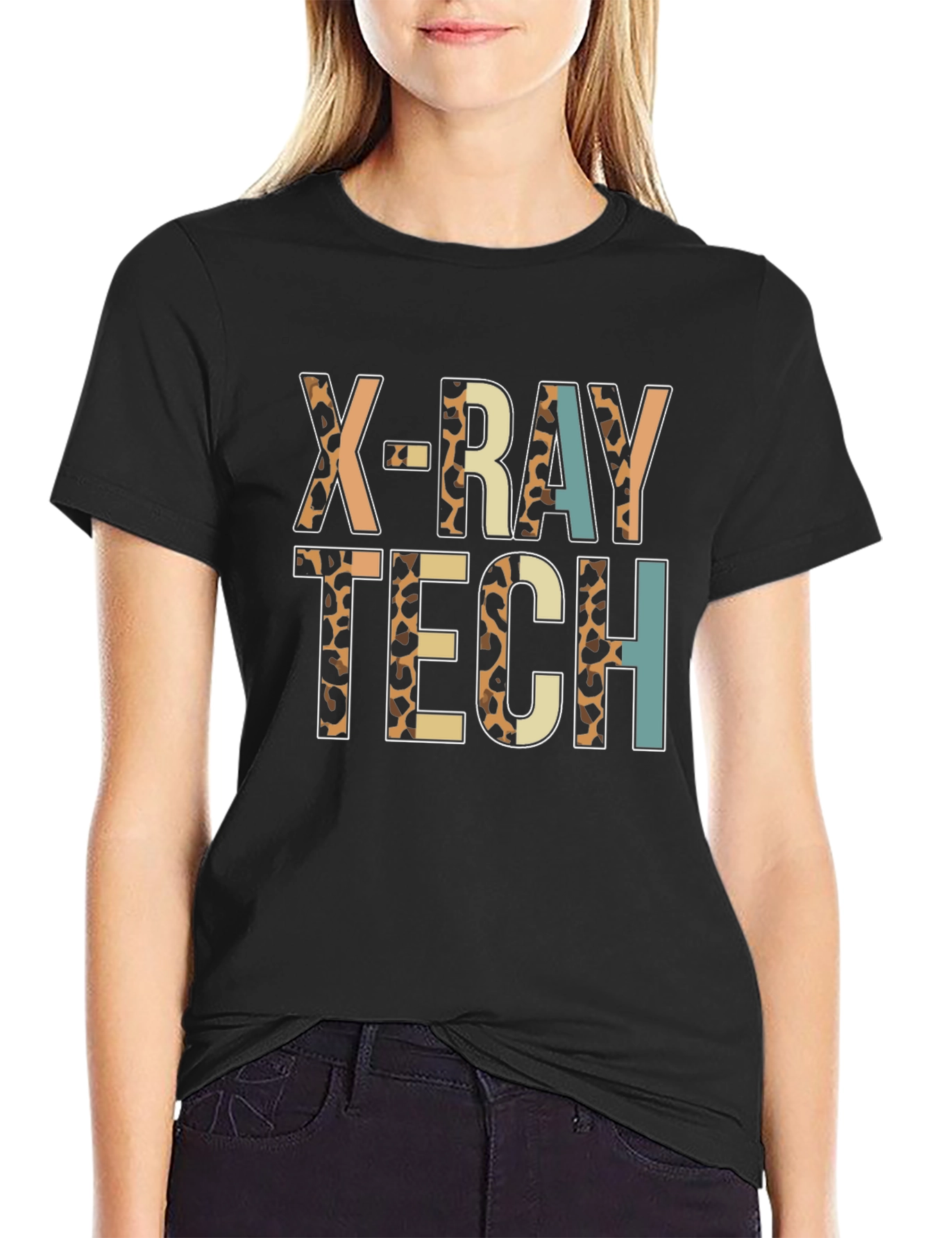 X-Ray Tech Leopard Print T-Shirt