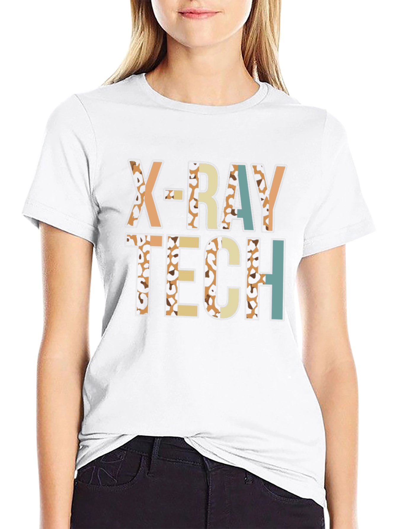 X-Ray Tech Leopard Print T-Shirt