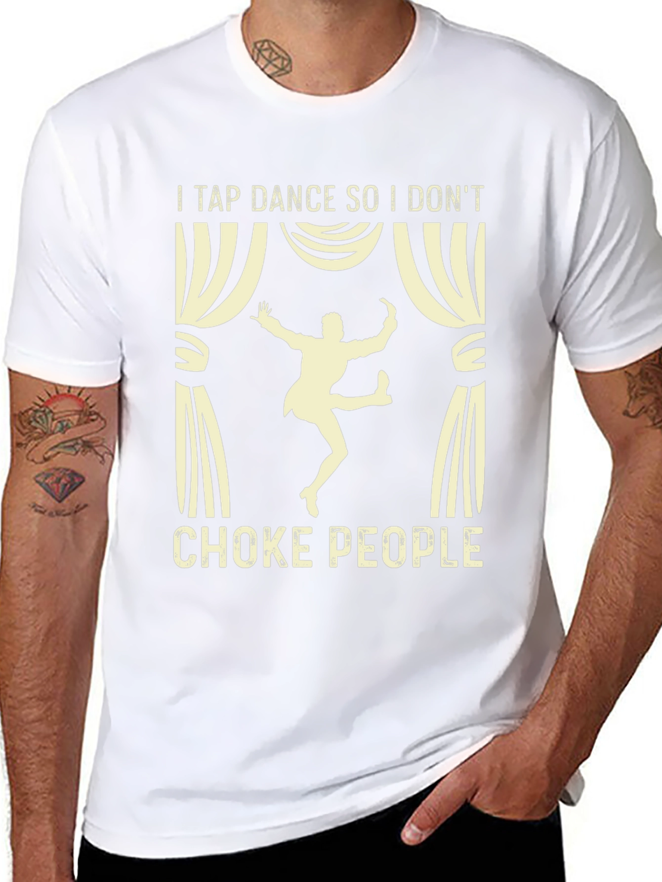 Tap Dance T-Shirt - Funny Anti-Choke Tee