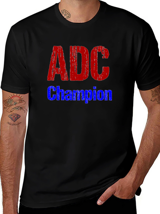 ADC Champion Graphic T-Shirt - Black