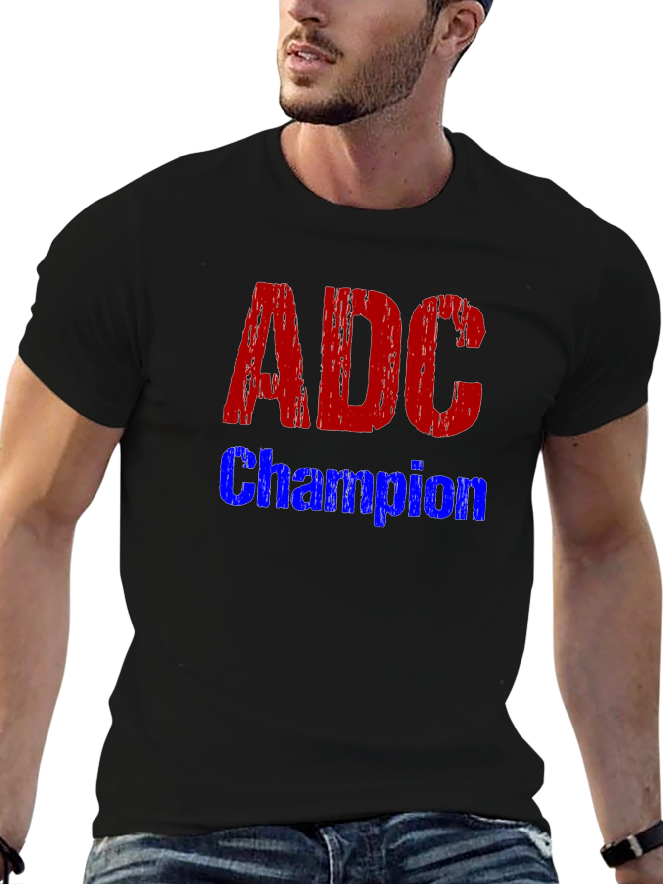 ADC Champion Graphic T-Shirt - Black