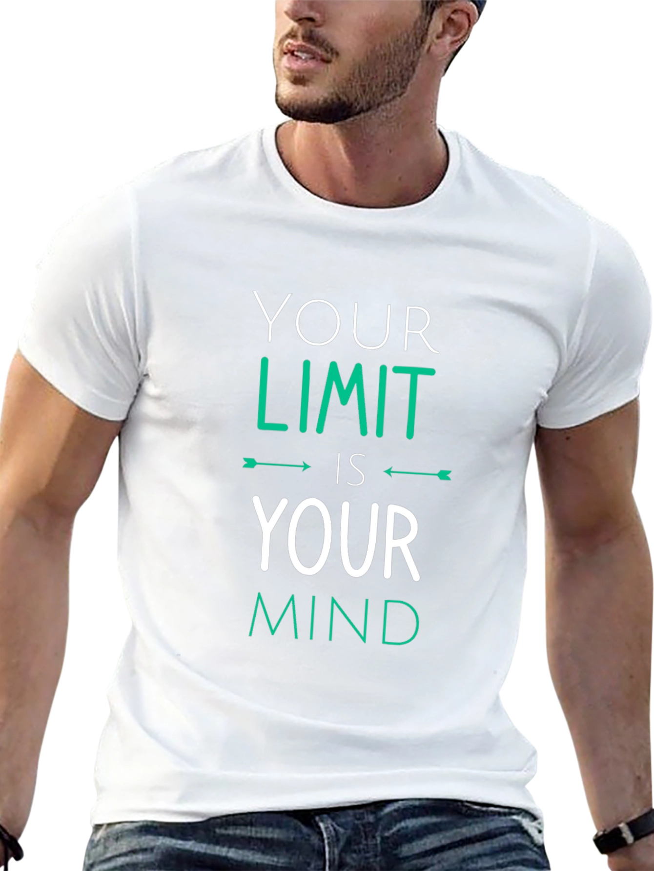 Motivational Your Limit Graphic Tee
