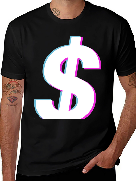 Trendy Dollar Sign Graphic Tee