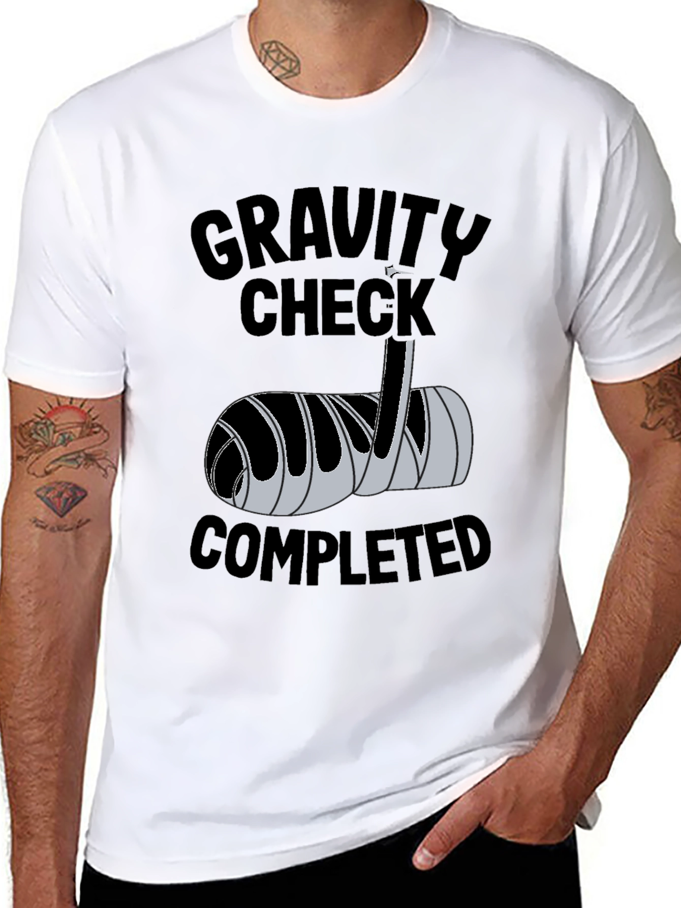 Gravity Check Completed T-Shirt
