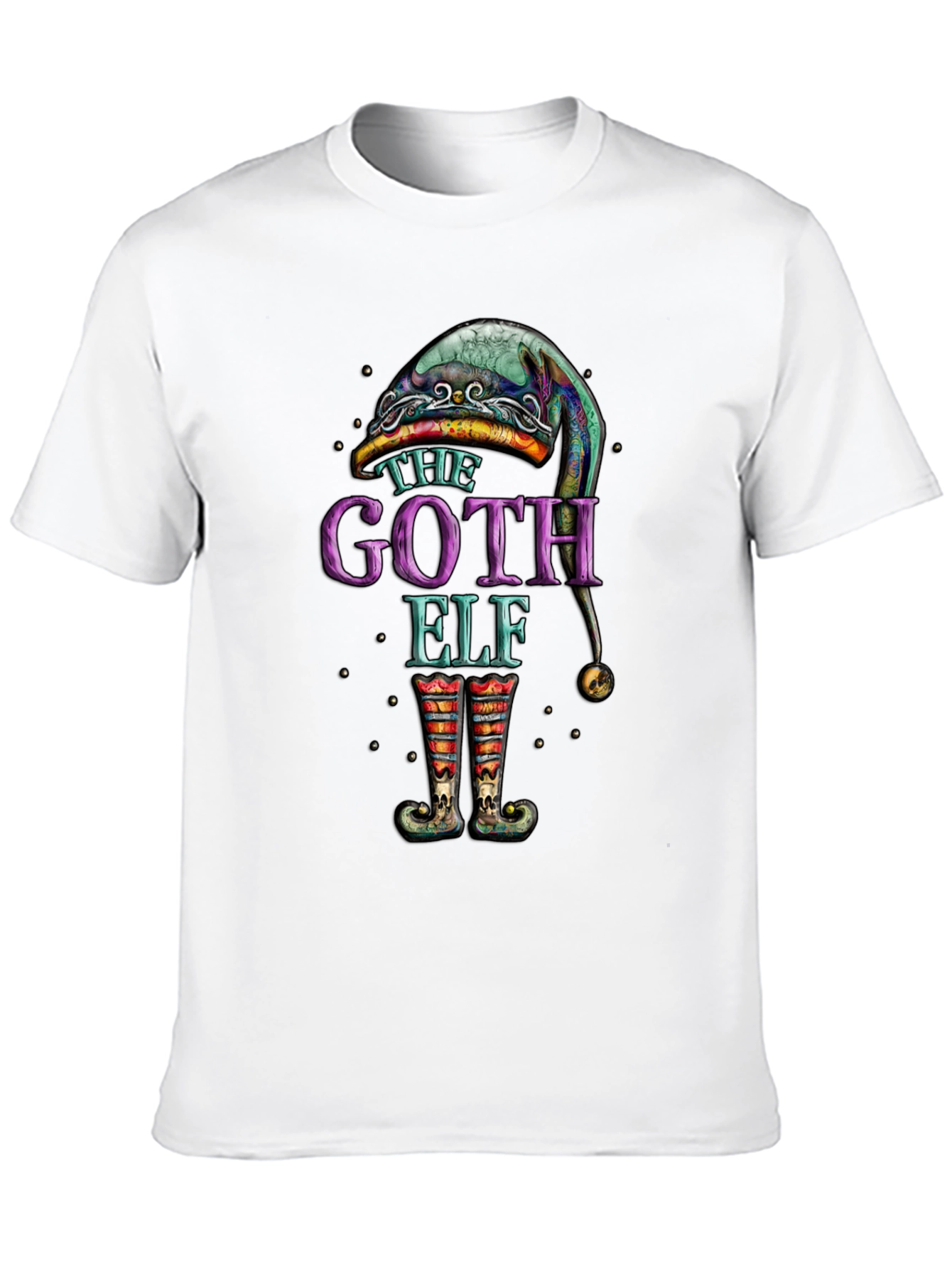 The Goth Elf Black Graphic Tee