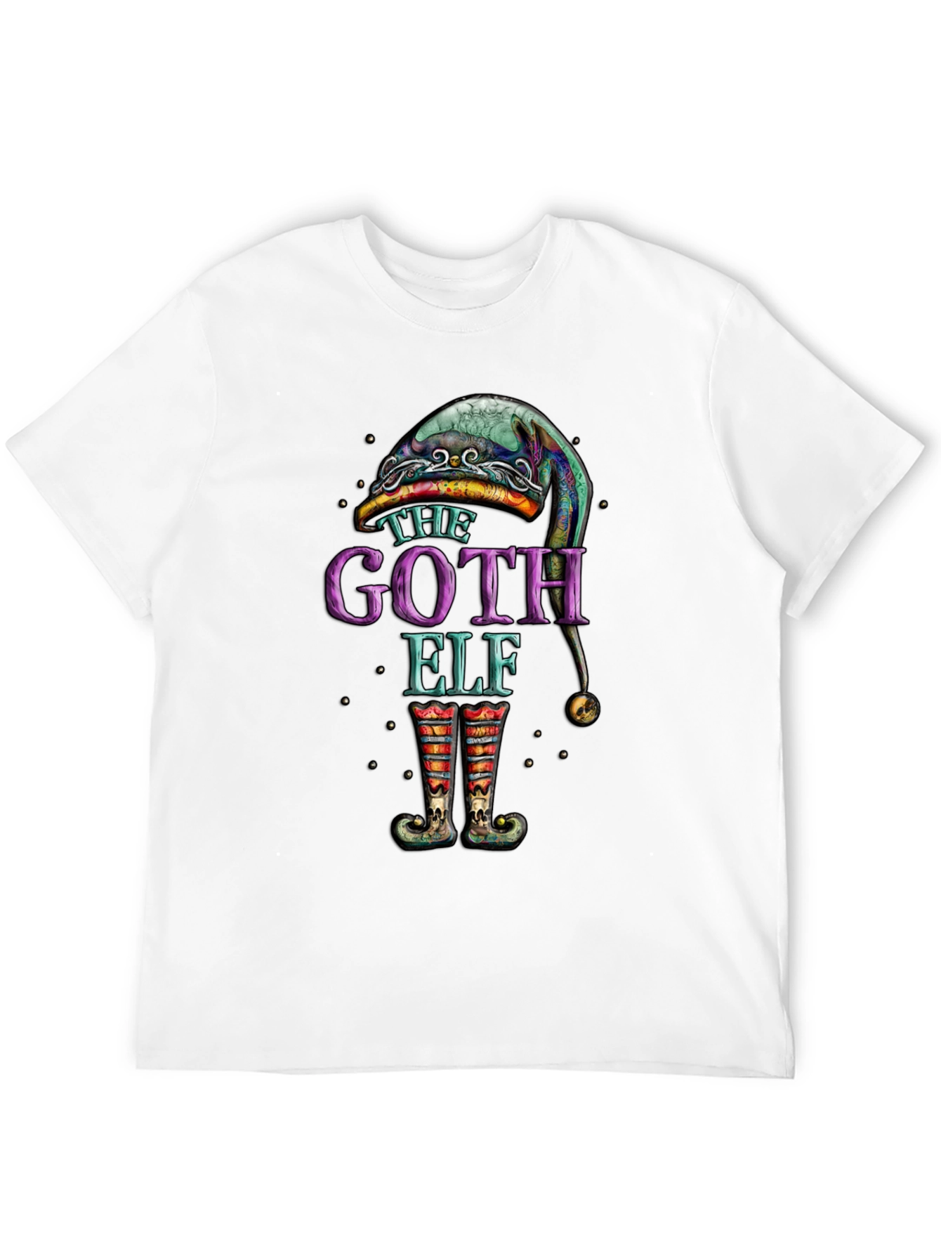 The Goth Elf Black Graphic Tee
