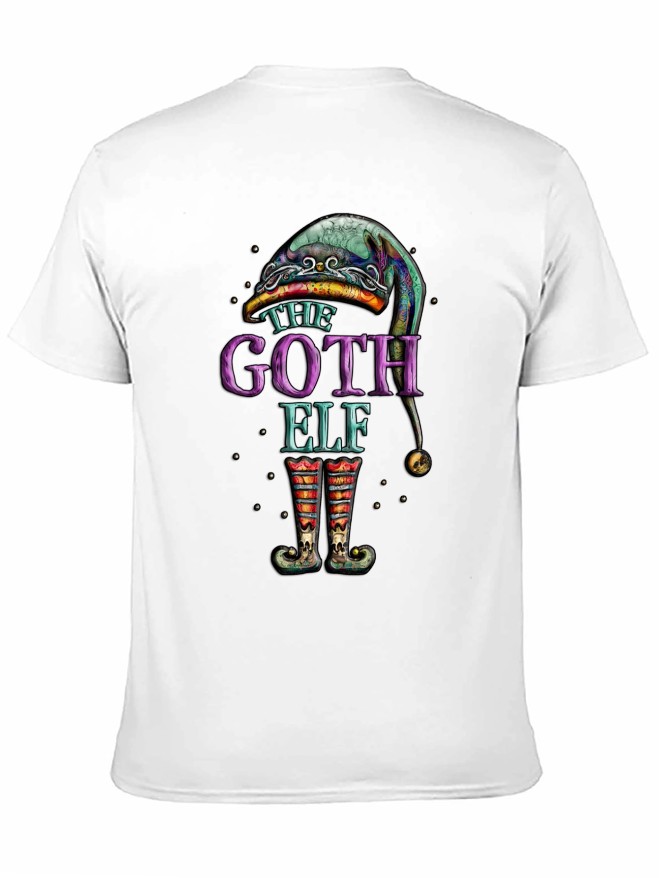 The Goth Elf Black Graphic Tee