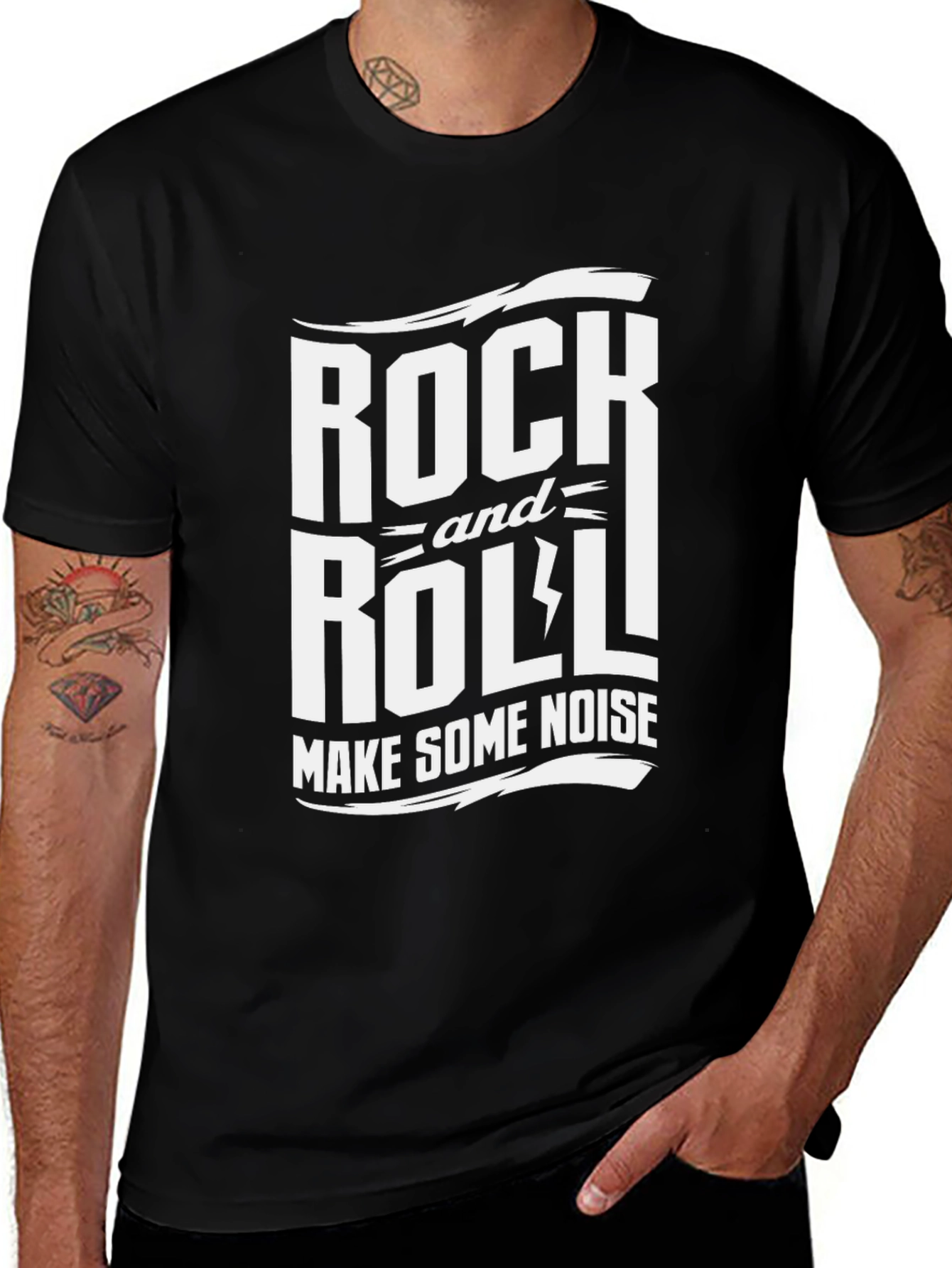 Rock and Roll T-Shirt - Black