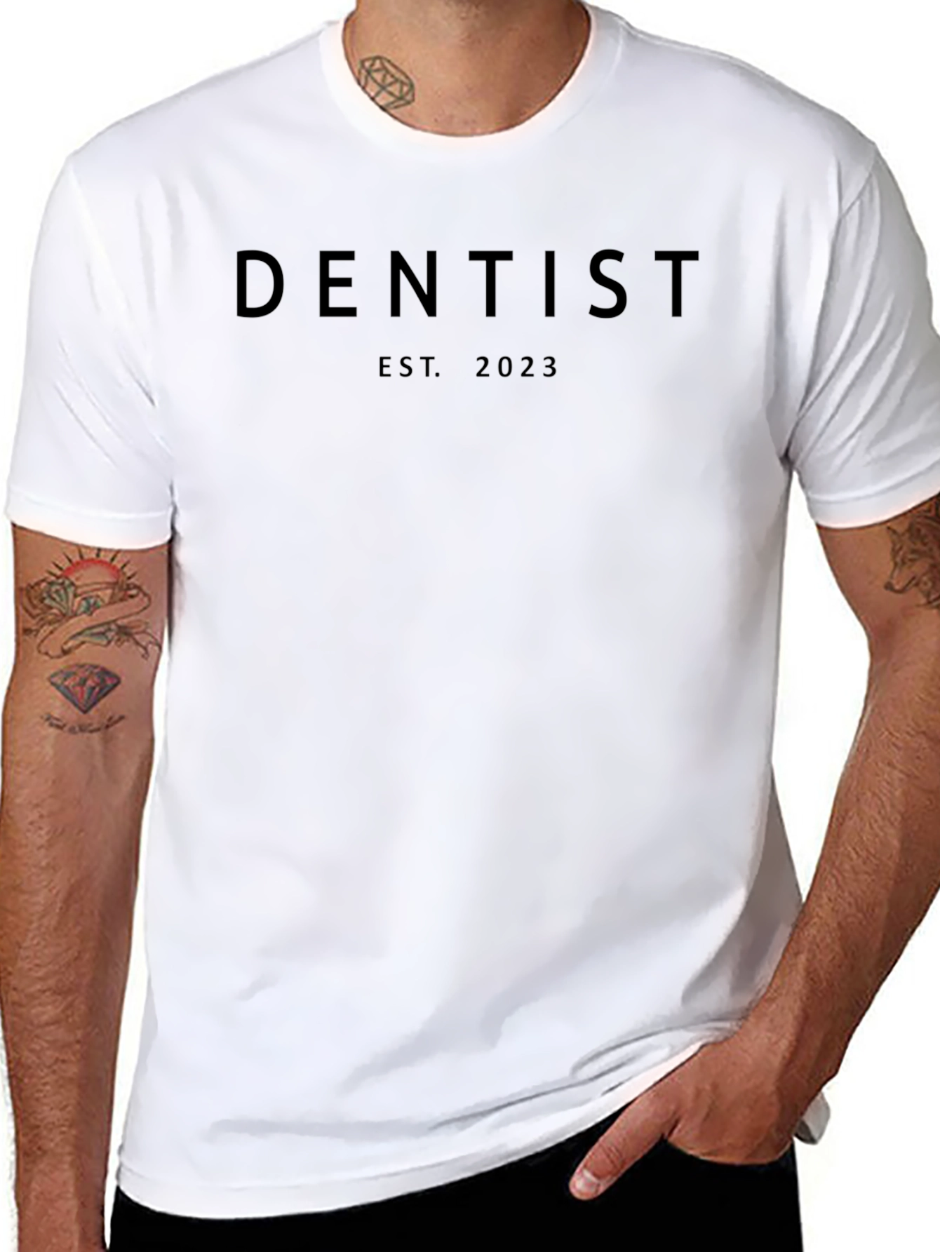 Dentist Est. 2023 Black T-Shirt