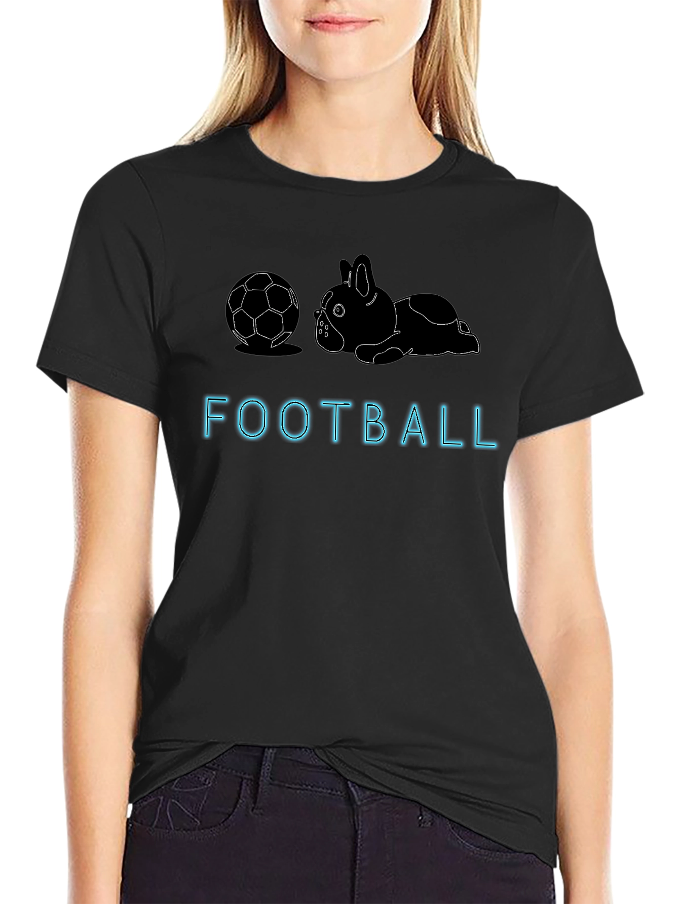 Dog with Soccer Ball T-Shirt