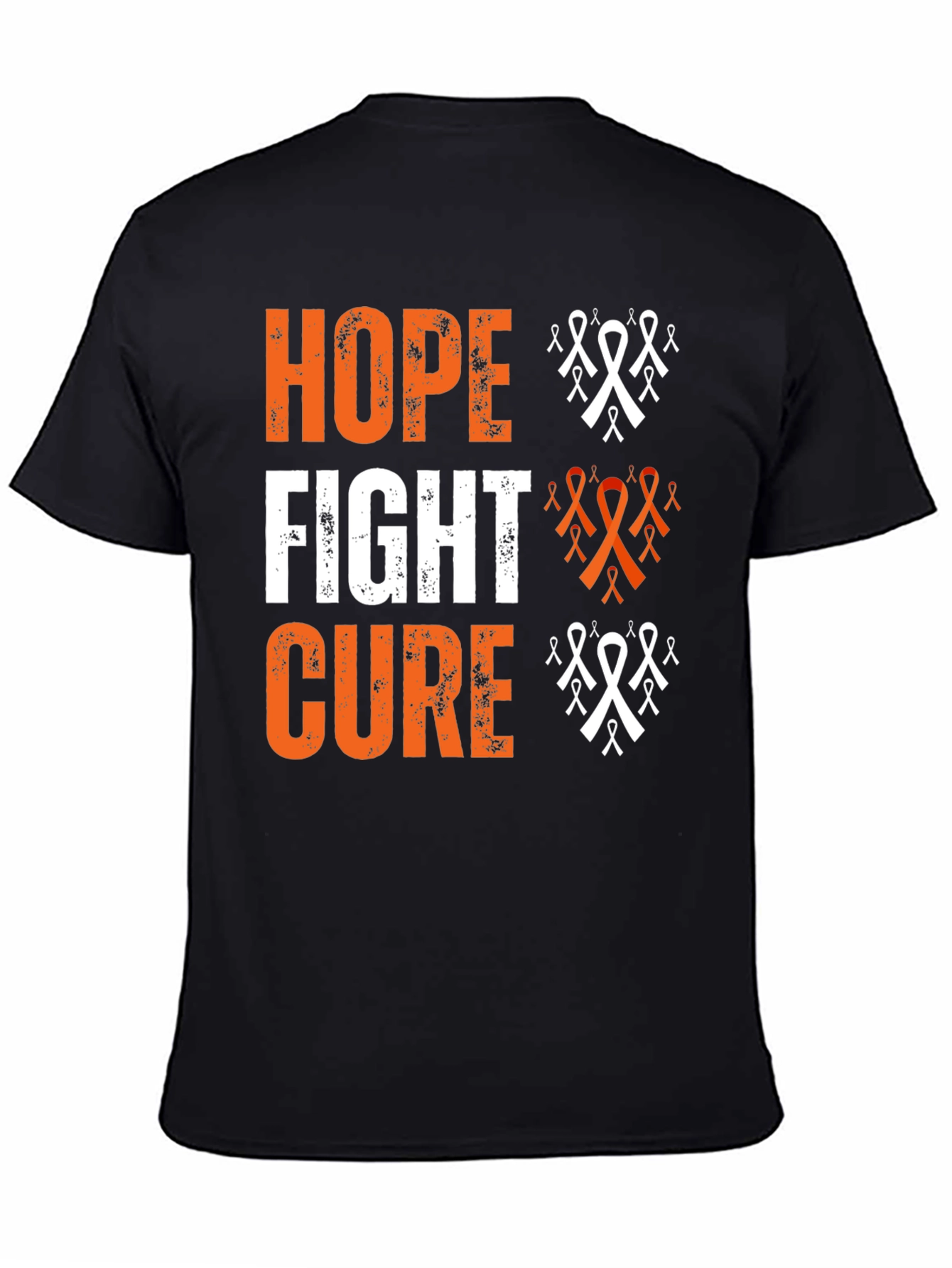 Hope Fight Cure Black T-Shirt