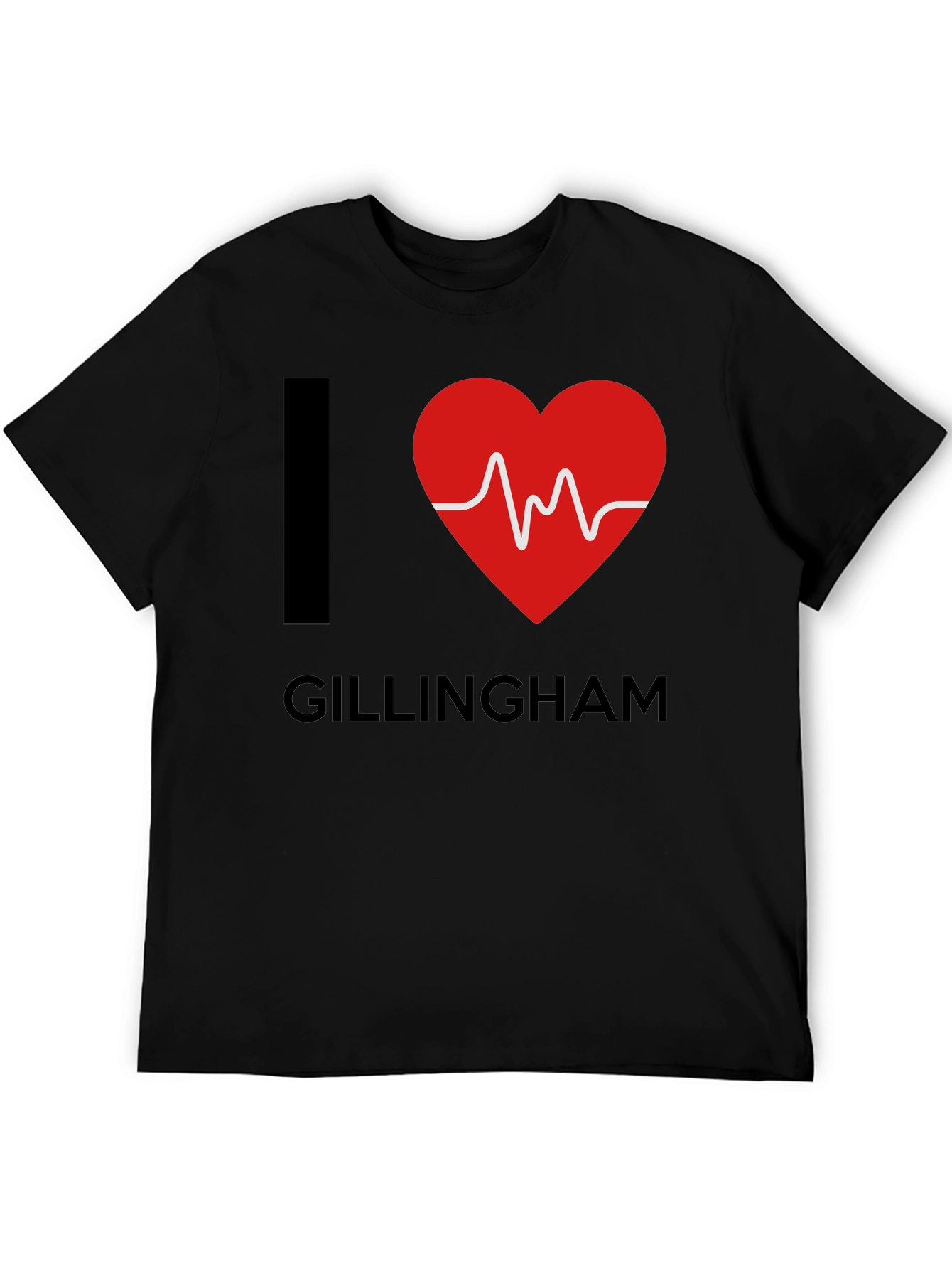 I Heart Gillingham Black T-Shirt
