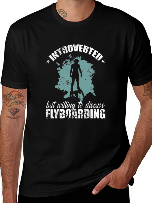 Introverted Flyboarding Graphic T-Shirt
