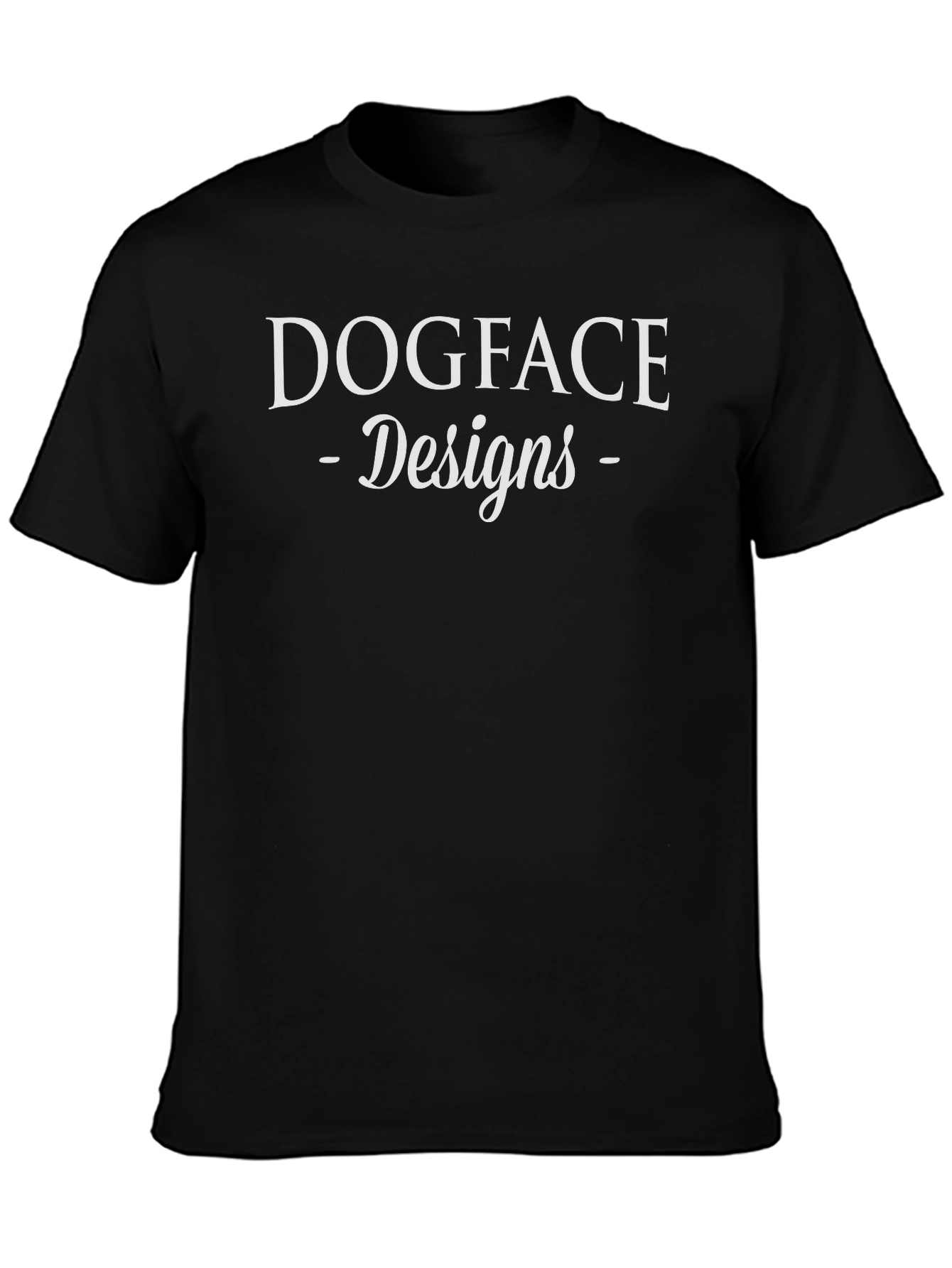 Dogface Designs Black Tee - Stylish & Comfortable