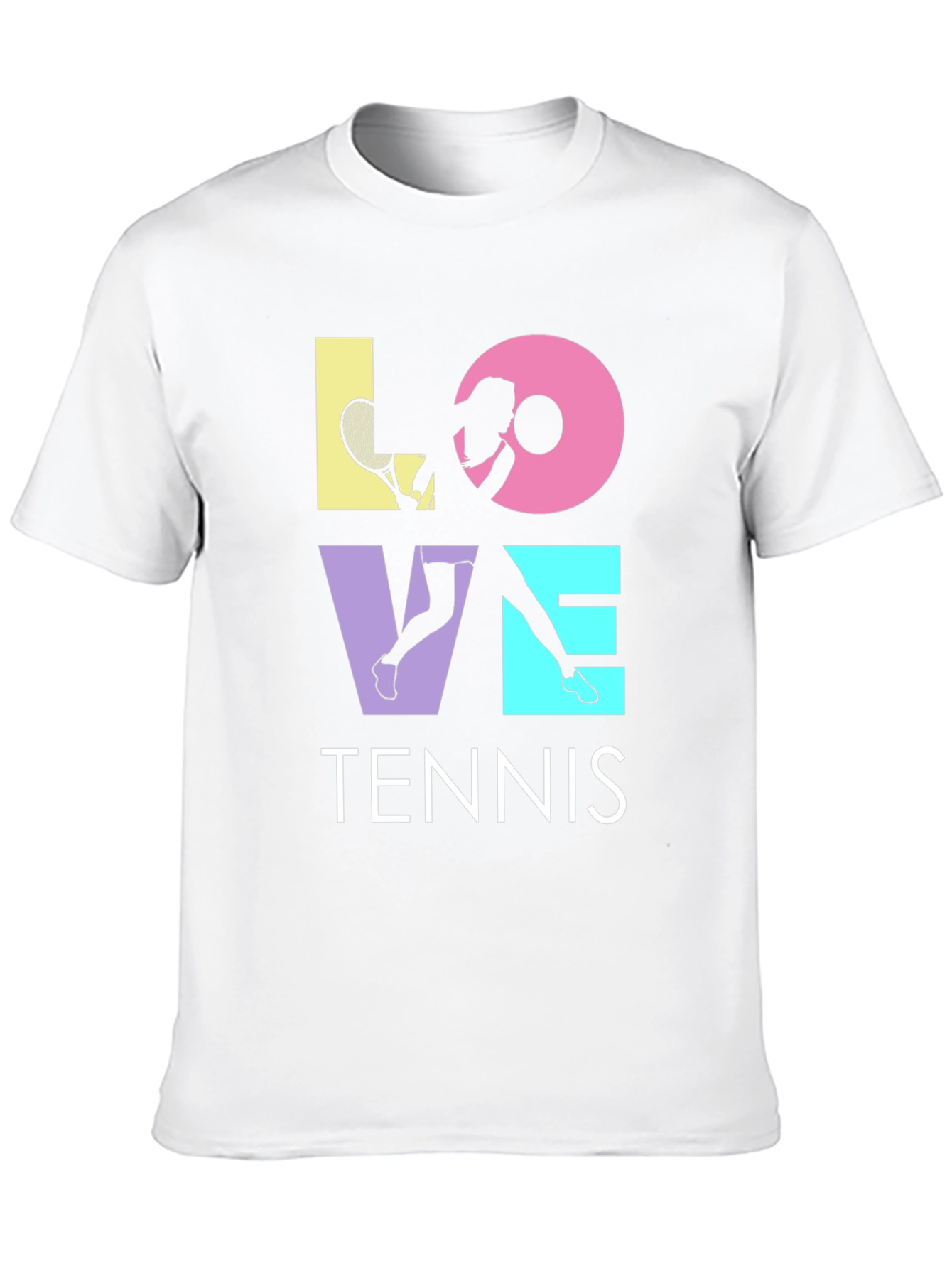 Love Tennis Graphic T-Shirt - Stylish & Comfortable