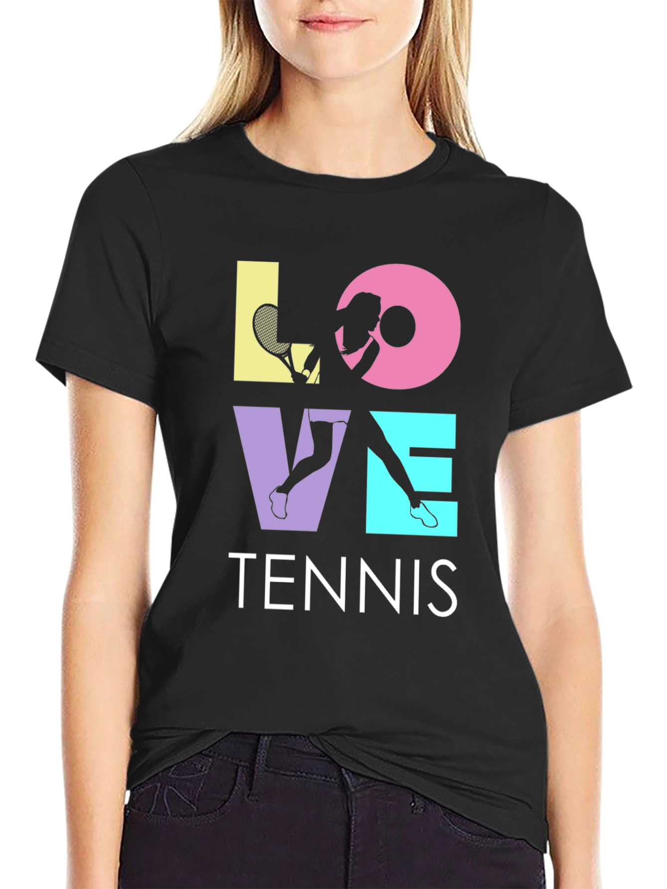 Love Tennis Graphic T-Shirt - Stylish & Comfortable