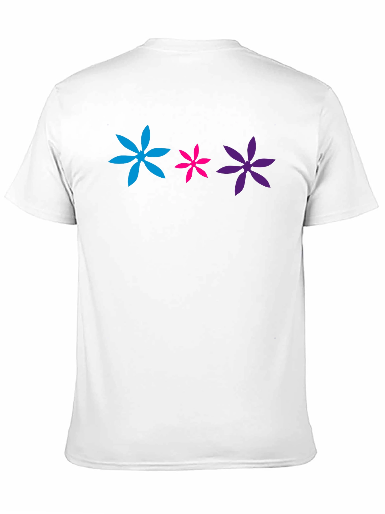 Floral Trio Black T-Shirt