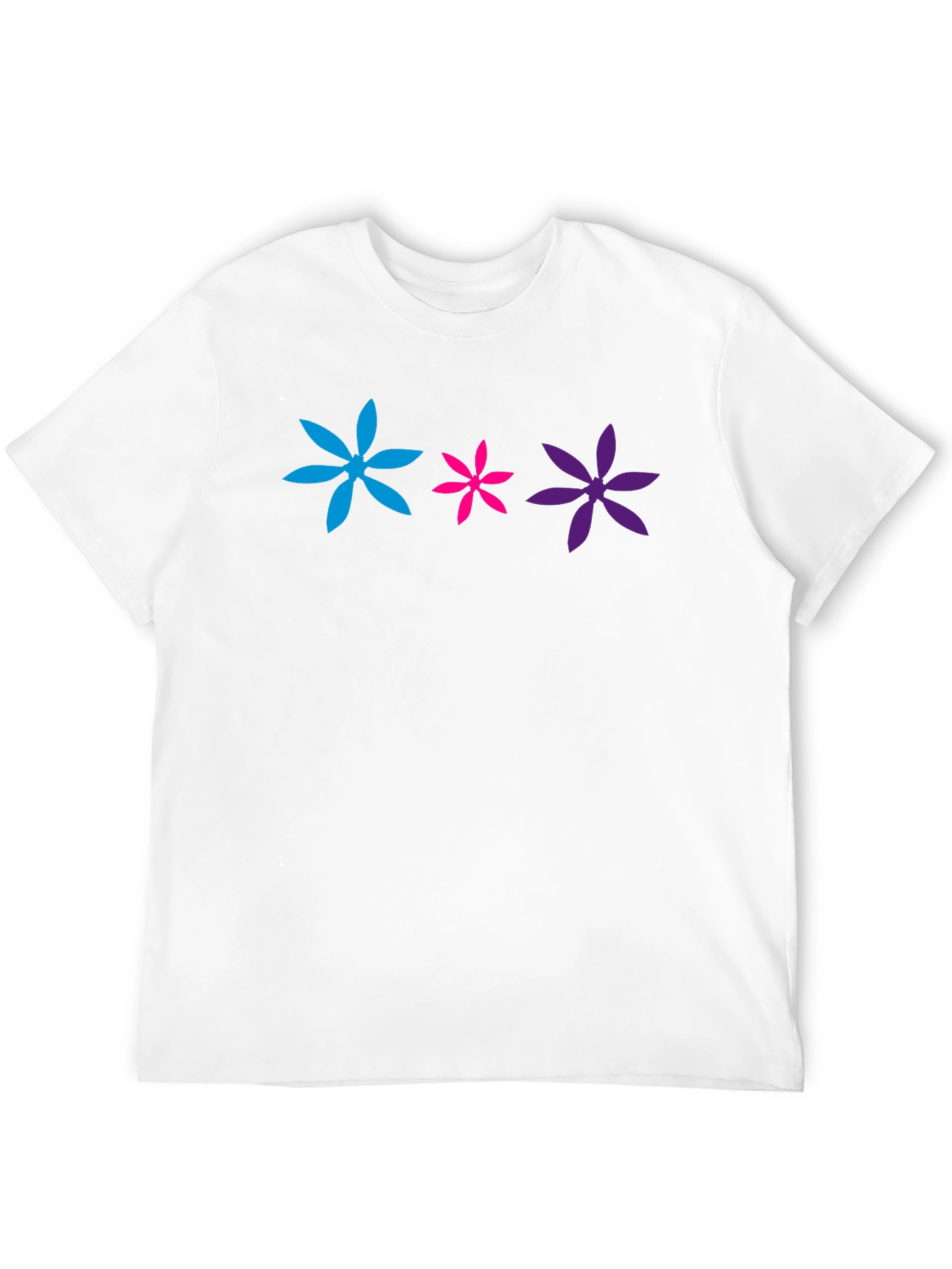 Floral Trio Black T-Shirt