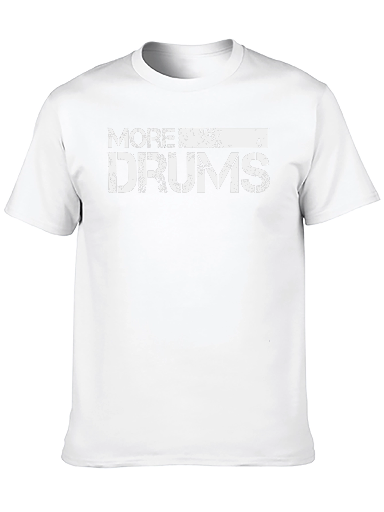 More Drums T-Shirt - Distressed Style