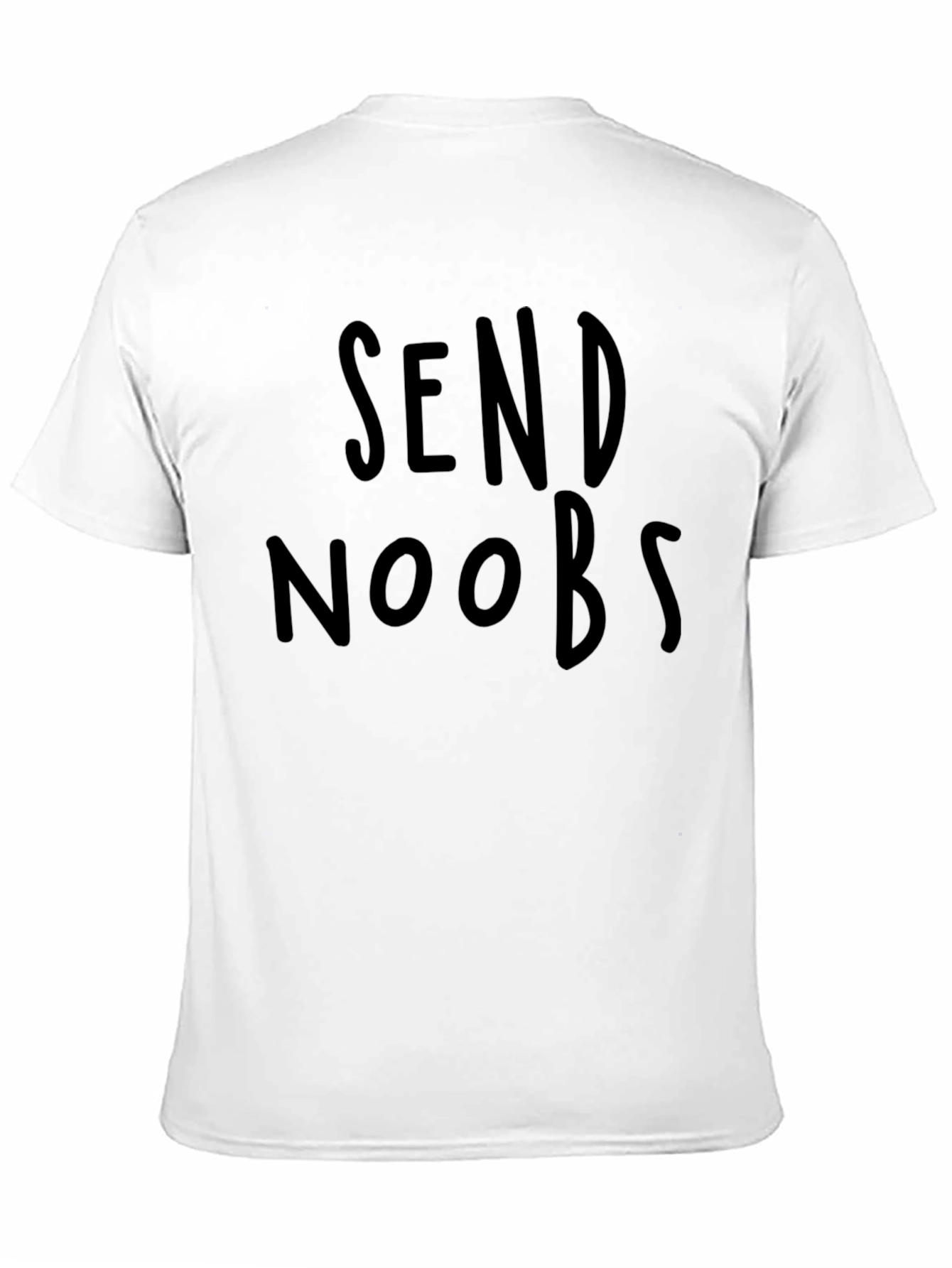 Send Noobs Black Graphic Tee