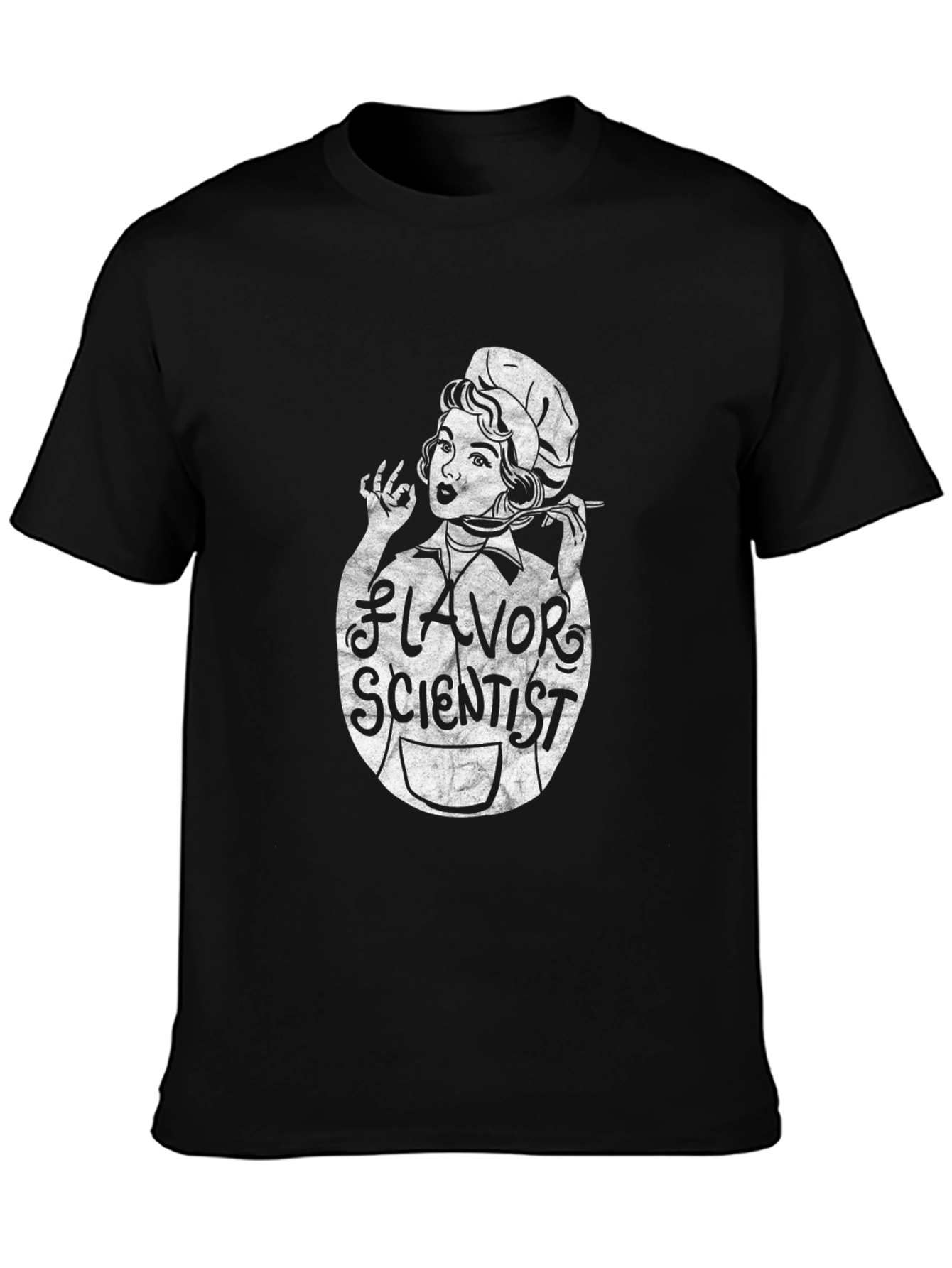 Flavor Scientist Graphic Tee - Unisex Black T-Shirt