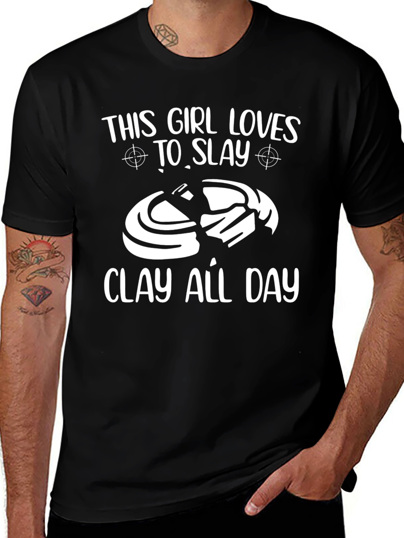 Clay Shooting Girls T-Shirt: This Girl Loves to Slay