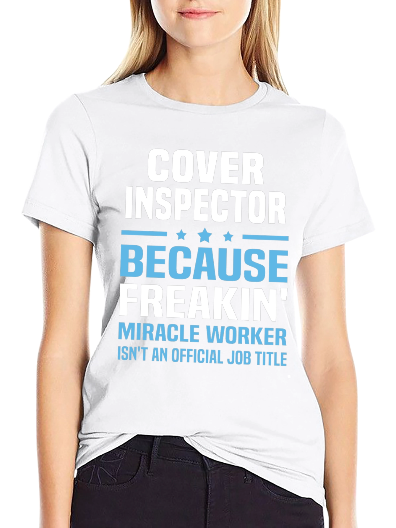 Cover Inspector Funny Job Title T-Shirt