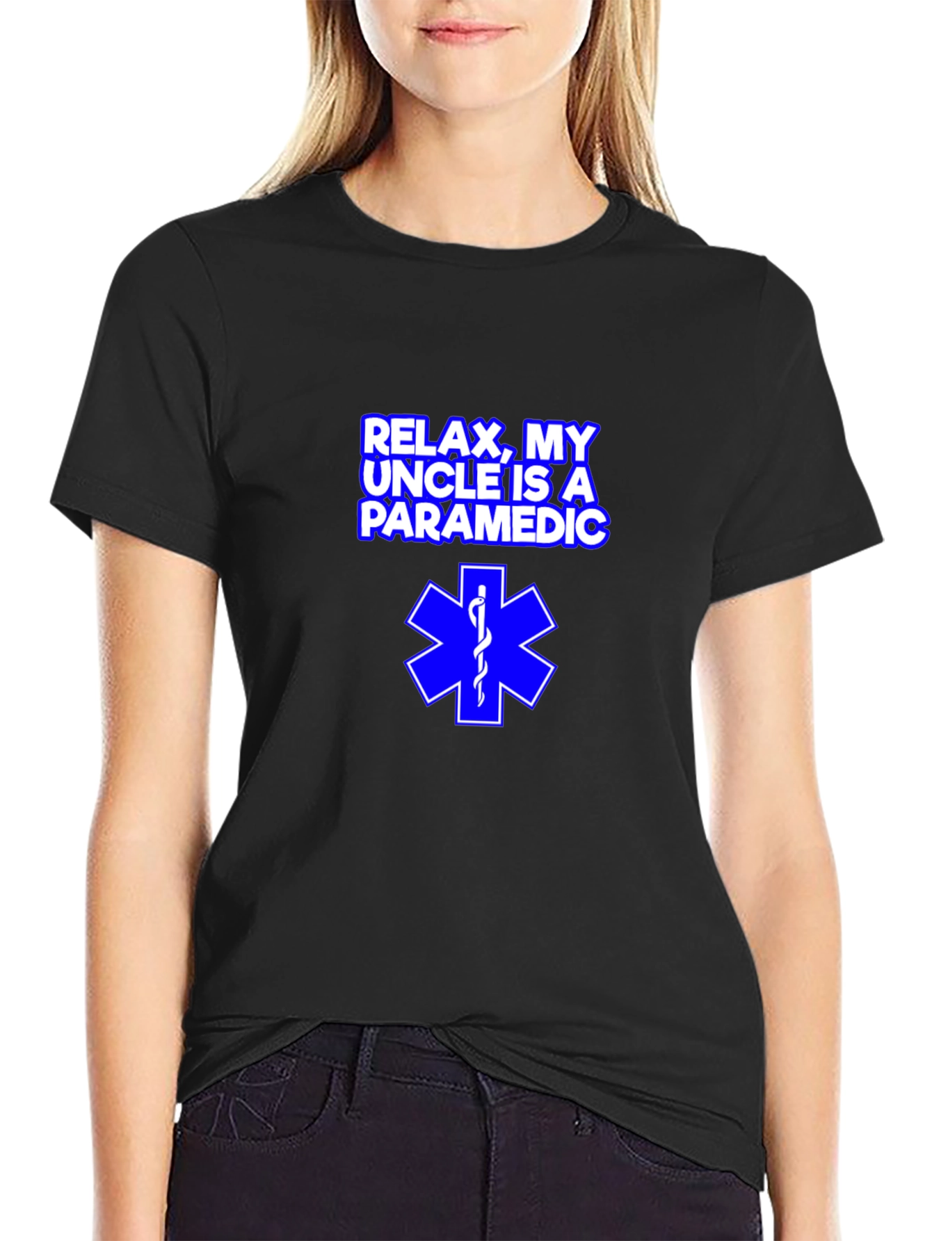 Relax My Uncle is a Paramedic T-Shirt