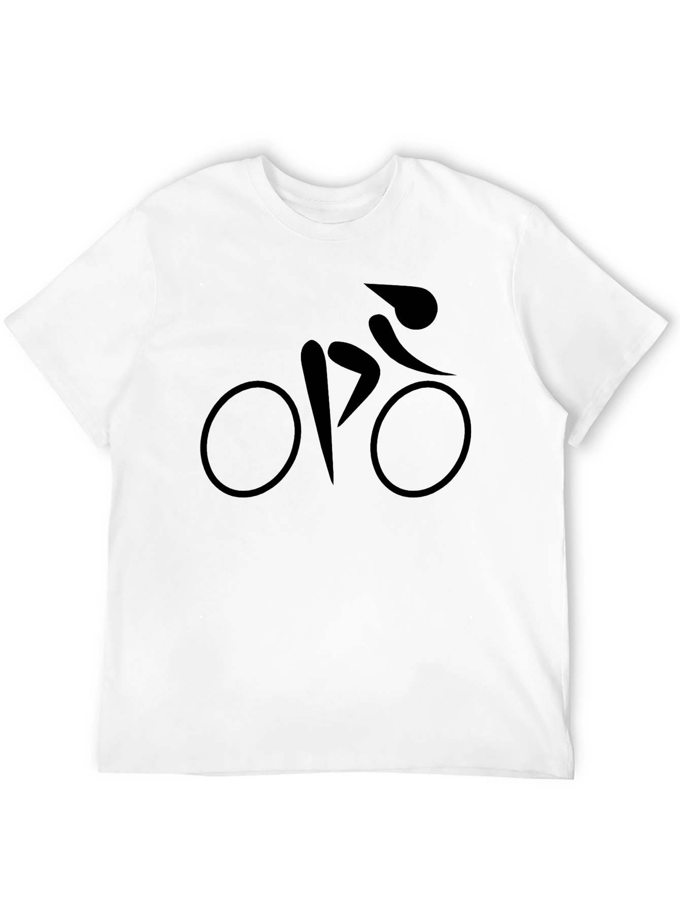 Mens Black Bicycle Graphic T-Shirt