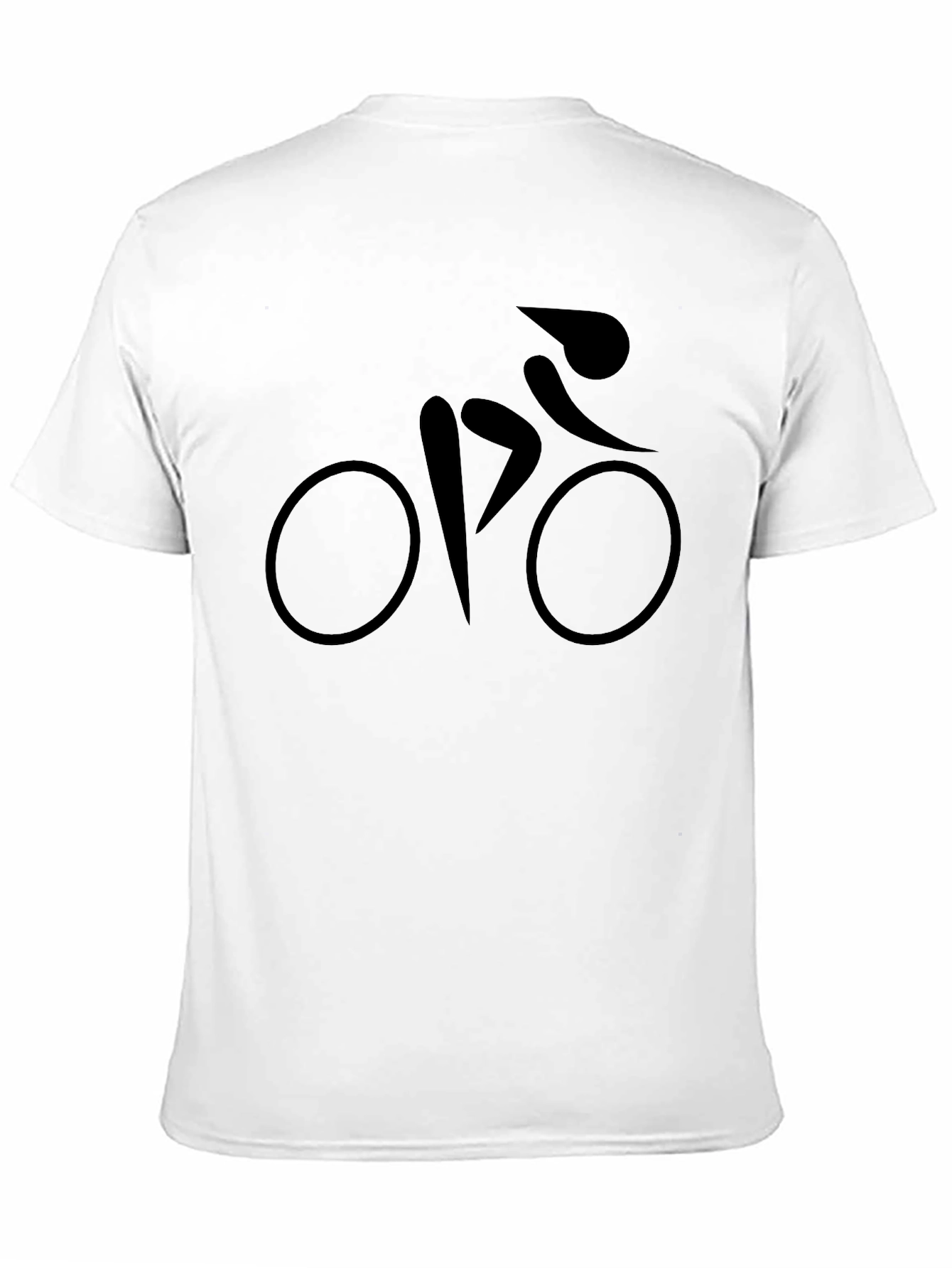 Mens Black Bicycle Graphic T-Shirt