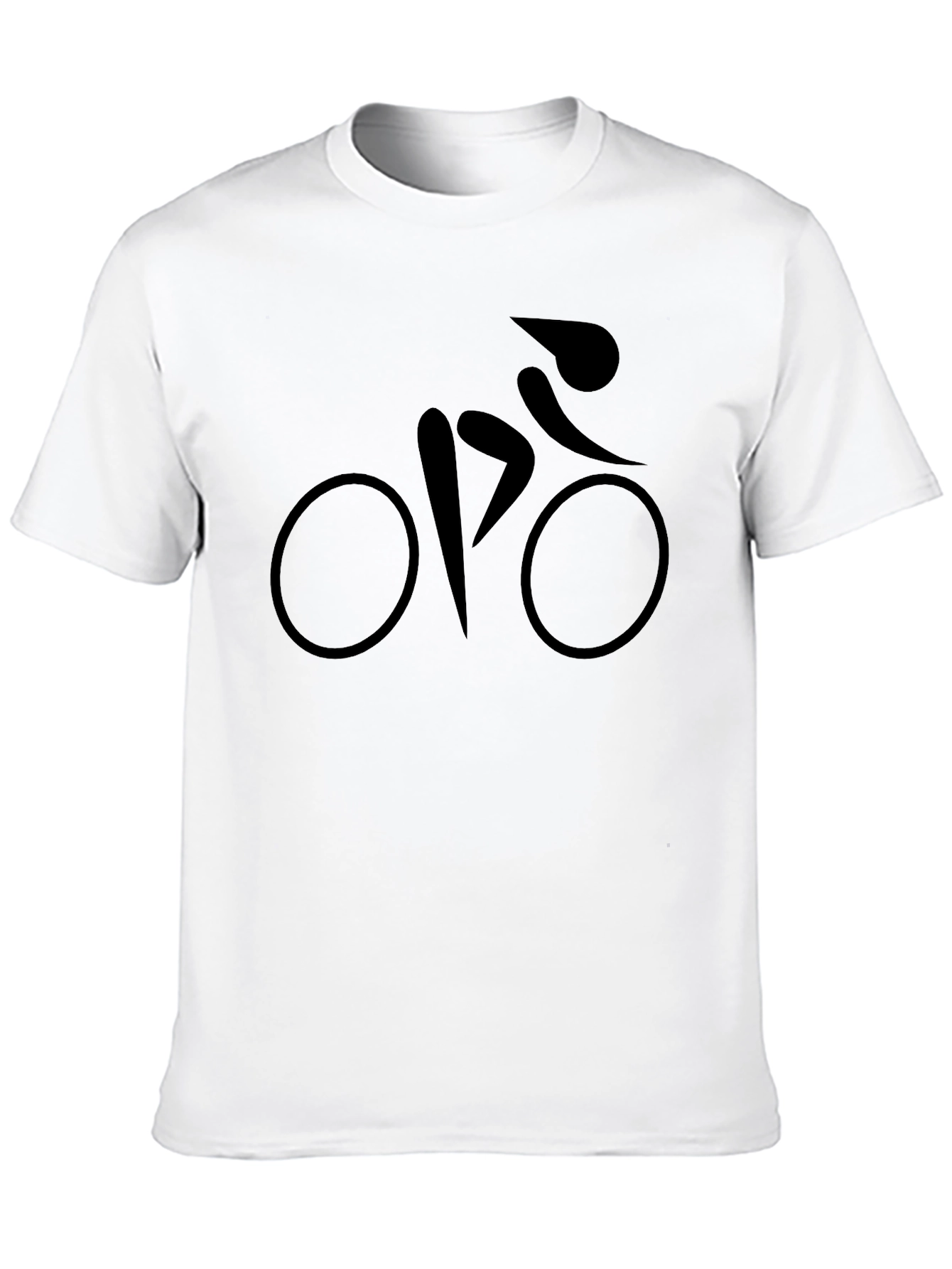 Mens Black Bicycle Graphic T-Shirt