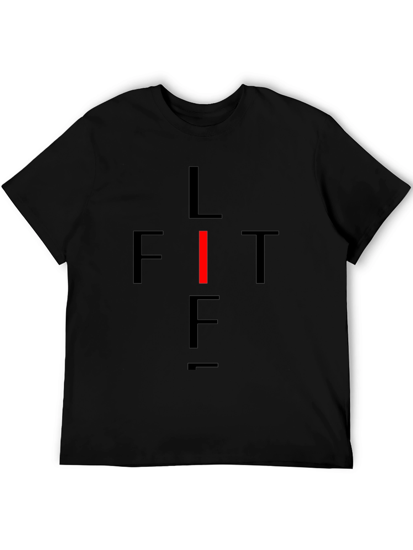 Lift Fitness Black Graphic Tee