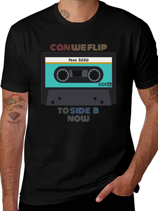 Can We Flip to Side B Now Black T-Shirt
