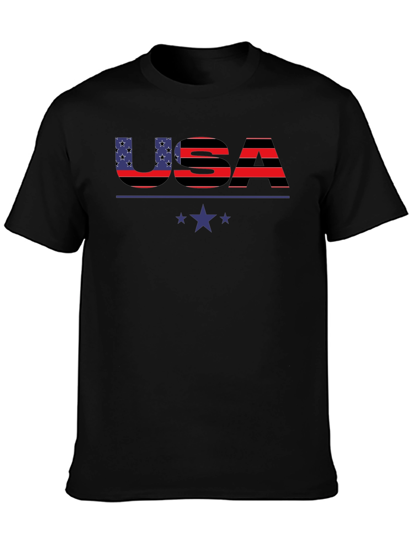 USA Patriotic T-Shirt - Stars & Stripes