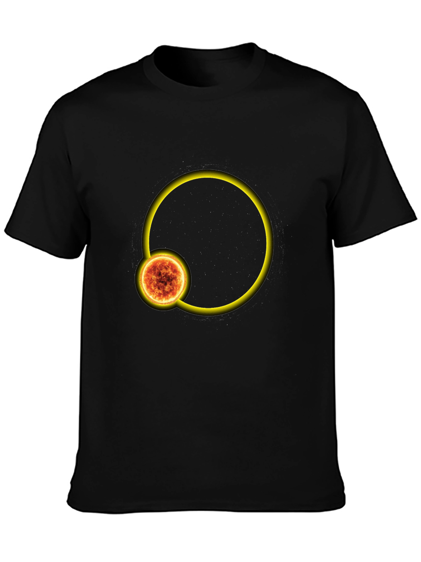 Solar Eclipse Graphic T-Shirt - Black