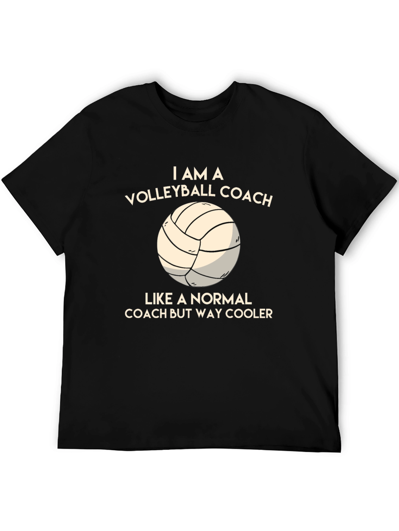 Volleyball Coach Graphic T-Shirt - Cool & Comfortable