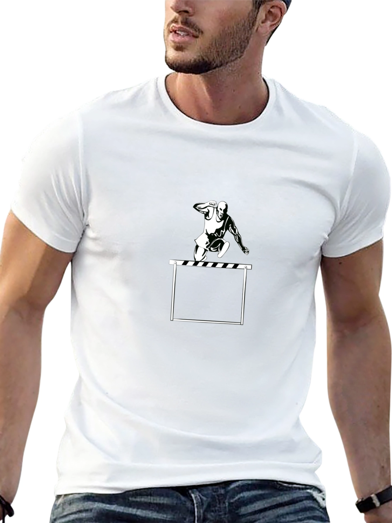 Athletic Hurdle Graphic Tee