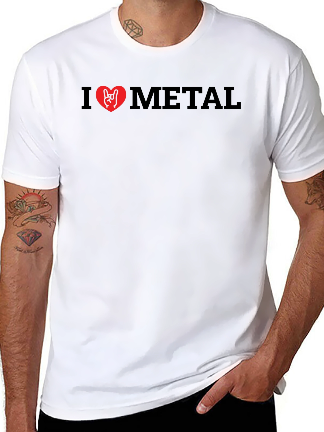 I Love Metal T-Shirt - Rock On!