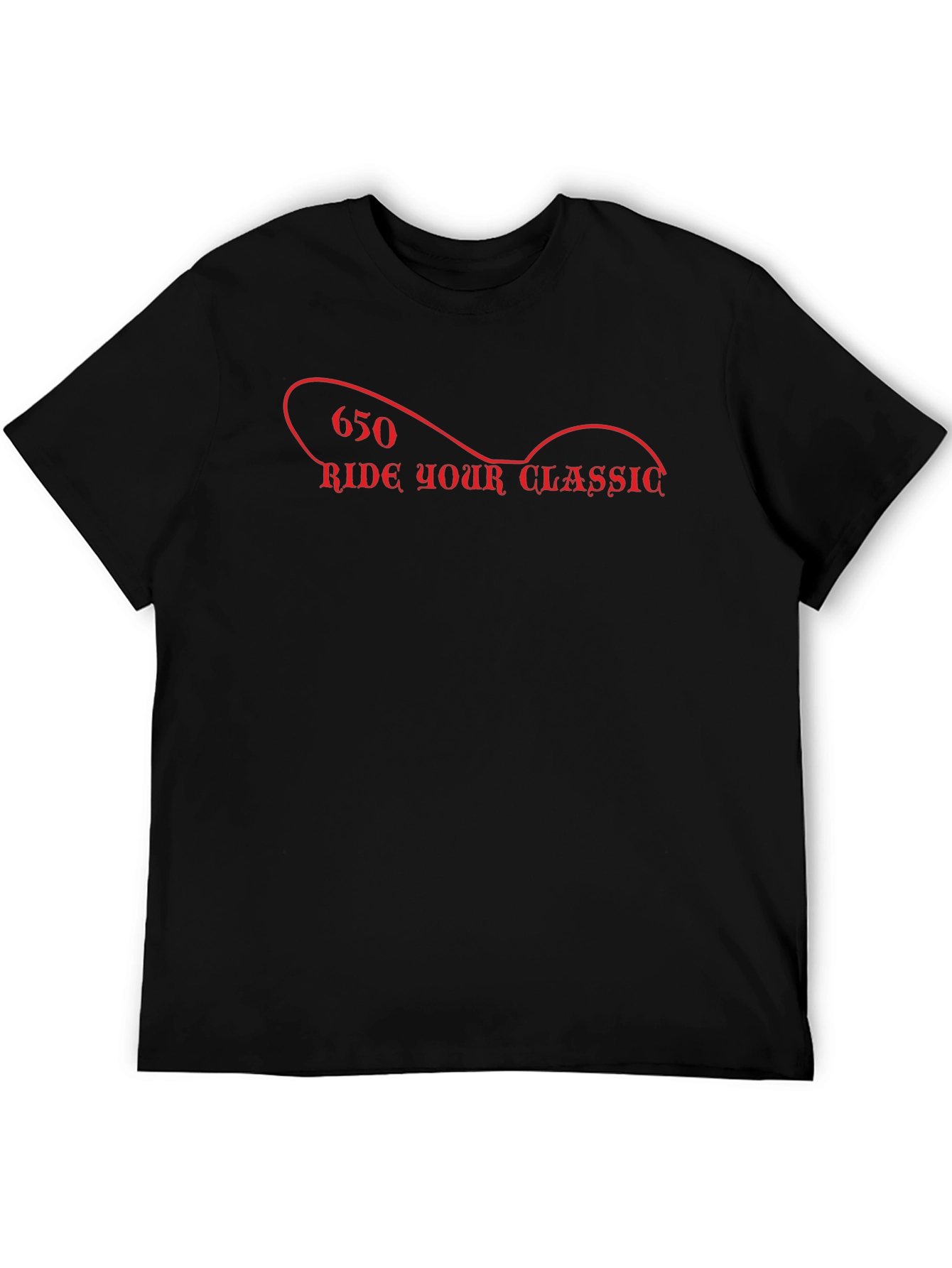 650 Ride Your Classic Black T-Shirt