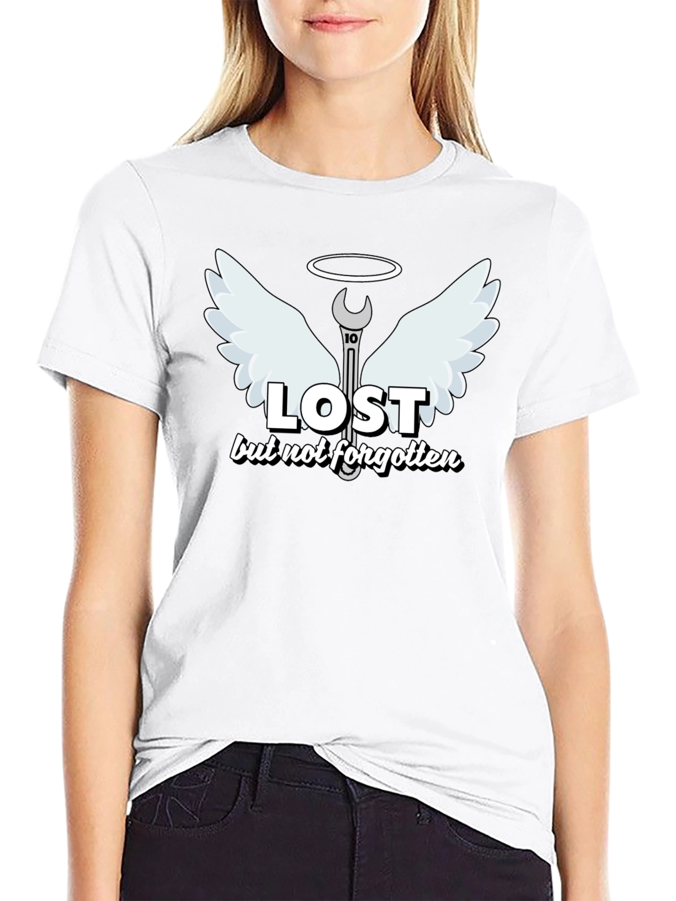 Lost But Not Forgotten Mechanic Humor T-Shirt