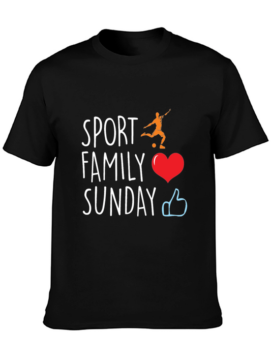 Sport Family Sunday Graphic T-Shirt