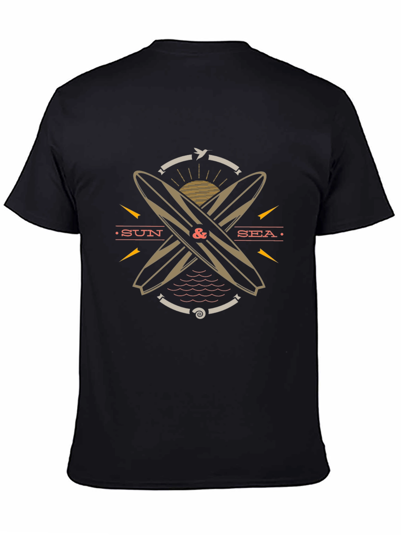 Sun & Sea Surfboard Graphic Tee