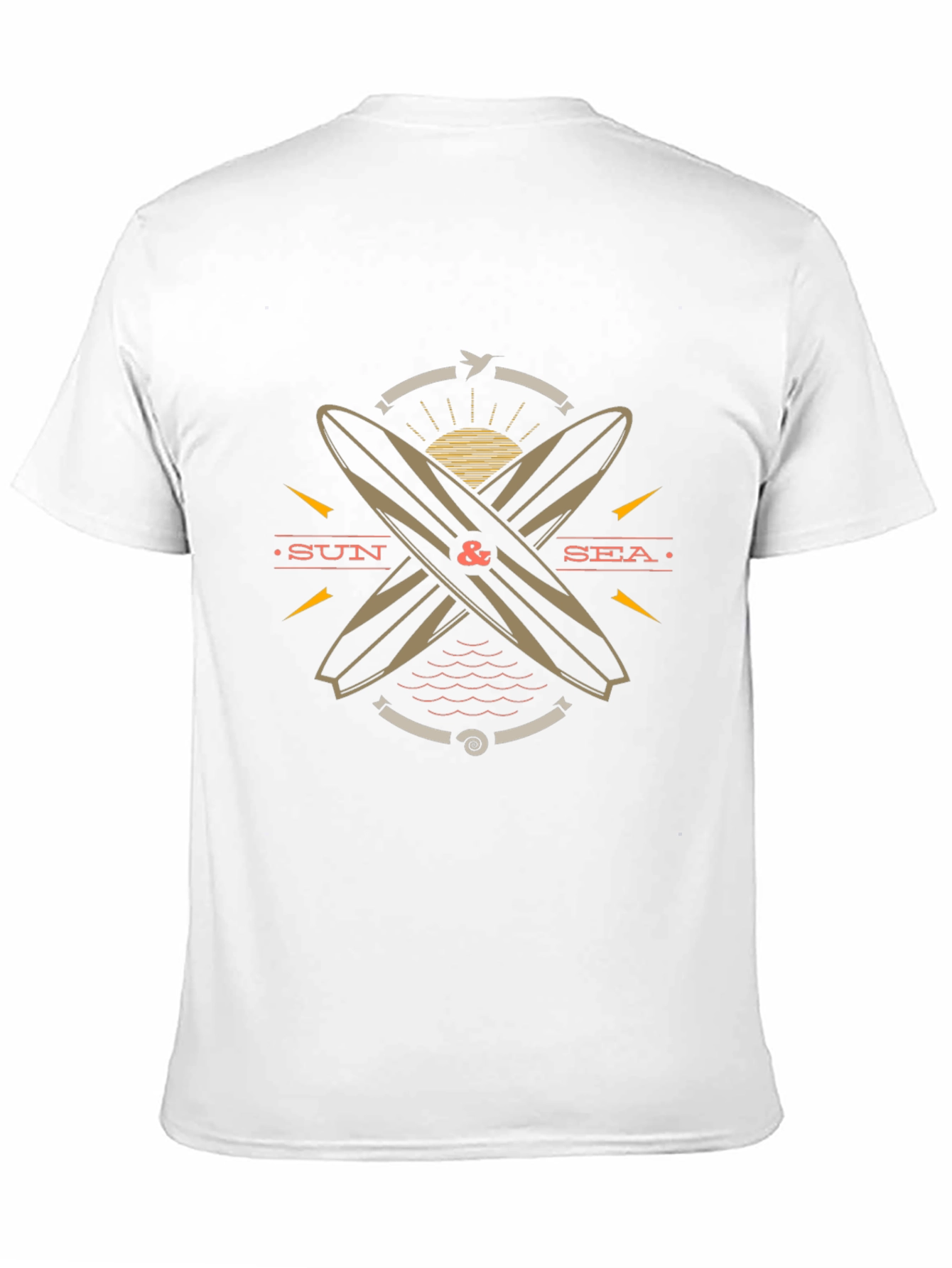 Sun & Sea Surfboard Graphic Tee