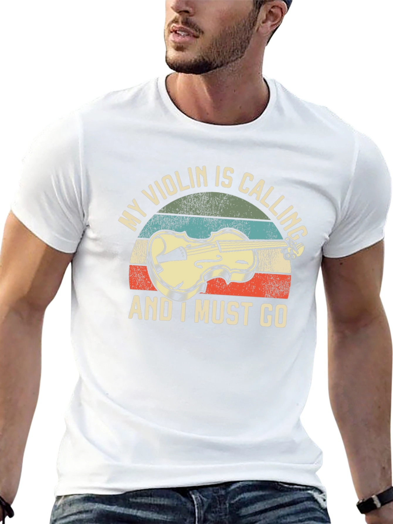 Violin Calling T-Shirt: Musicians Novelty Tee