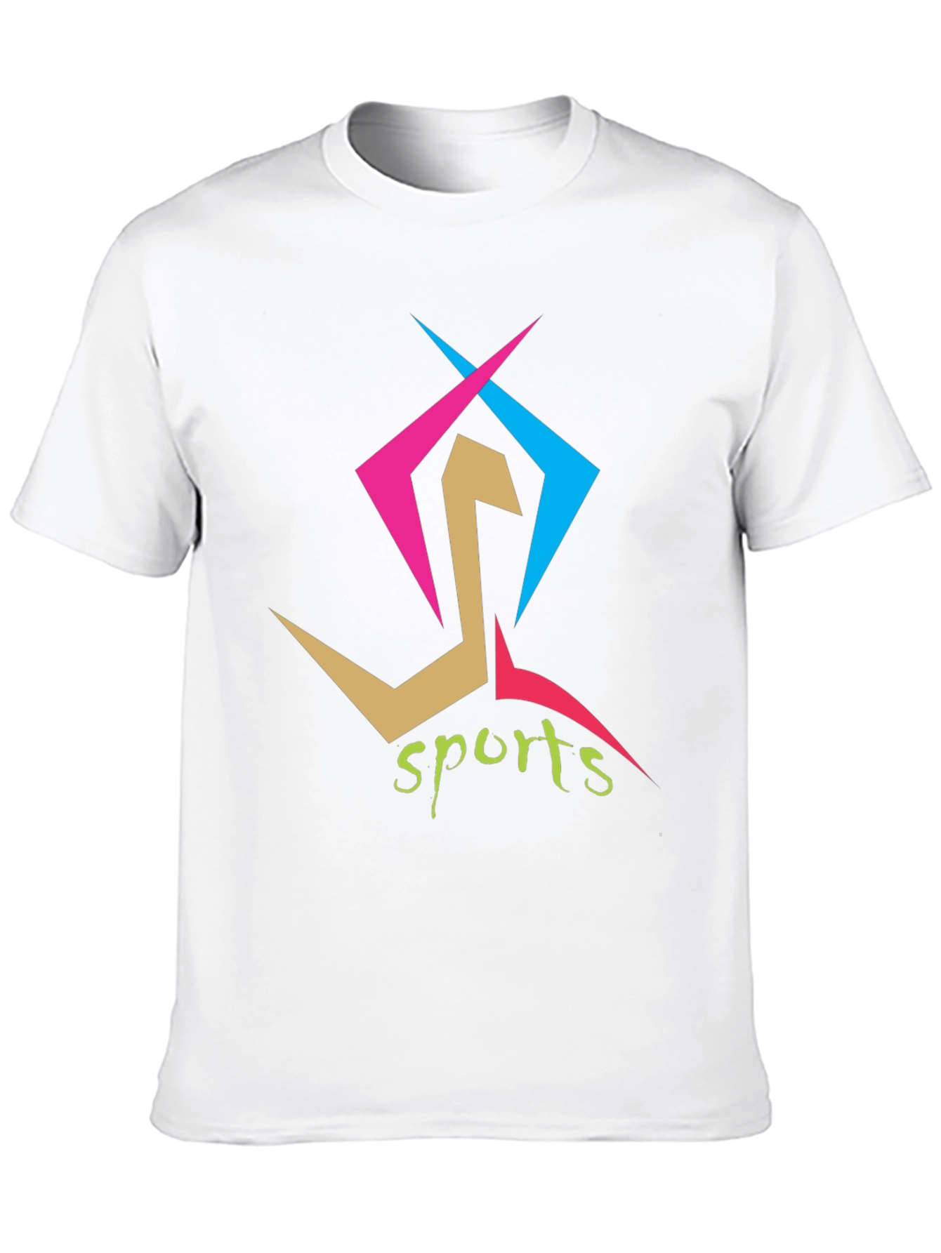 Stylish Sports Graphic Print Black T-Shirt