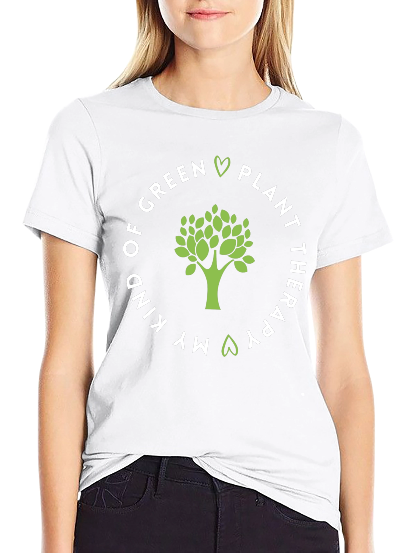 Green Plant Therapy Graphic T-Shirt