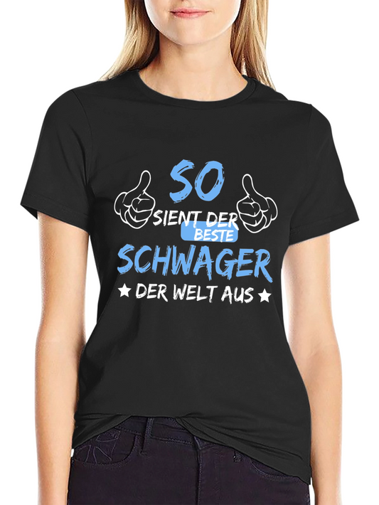 Best Brother-in-Law T-Shirt - Black Crew Neck Tee