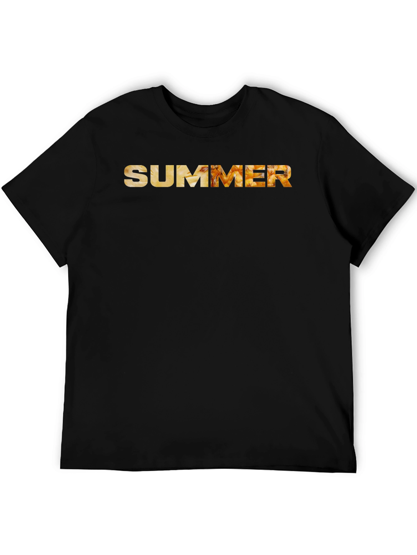 Summer Graphic Print Crew Neck T-Shirt