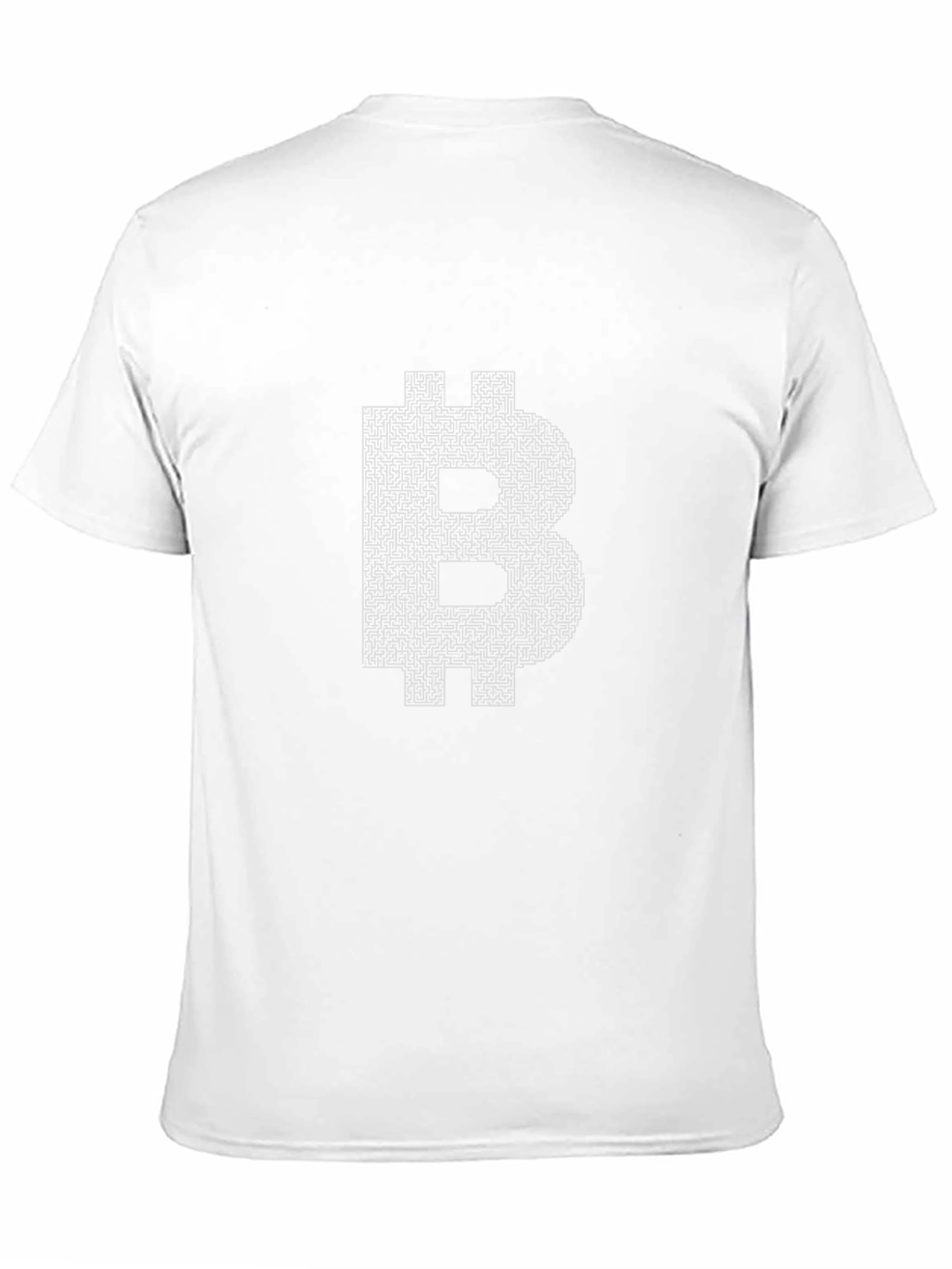Bitcoin Maze T-Shirt - Black Cotton Crypto Tee