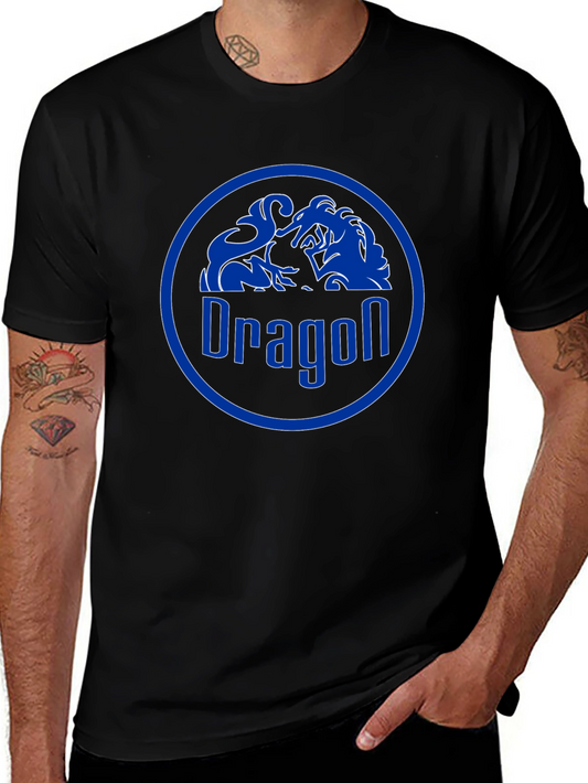Dragon Logo Black T-Shirt - Stylish Graphic Tee